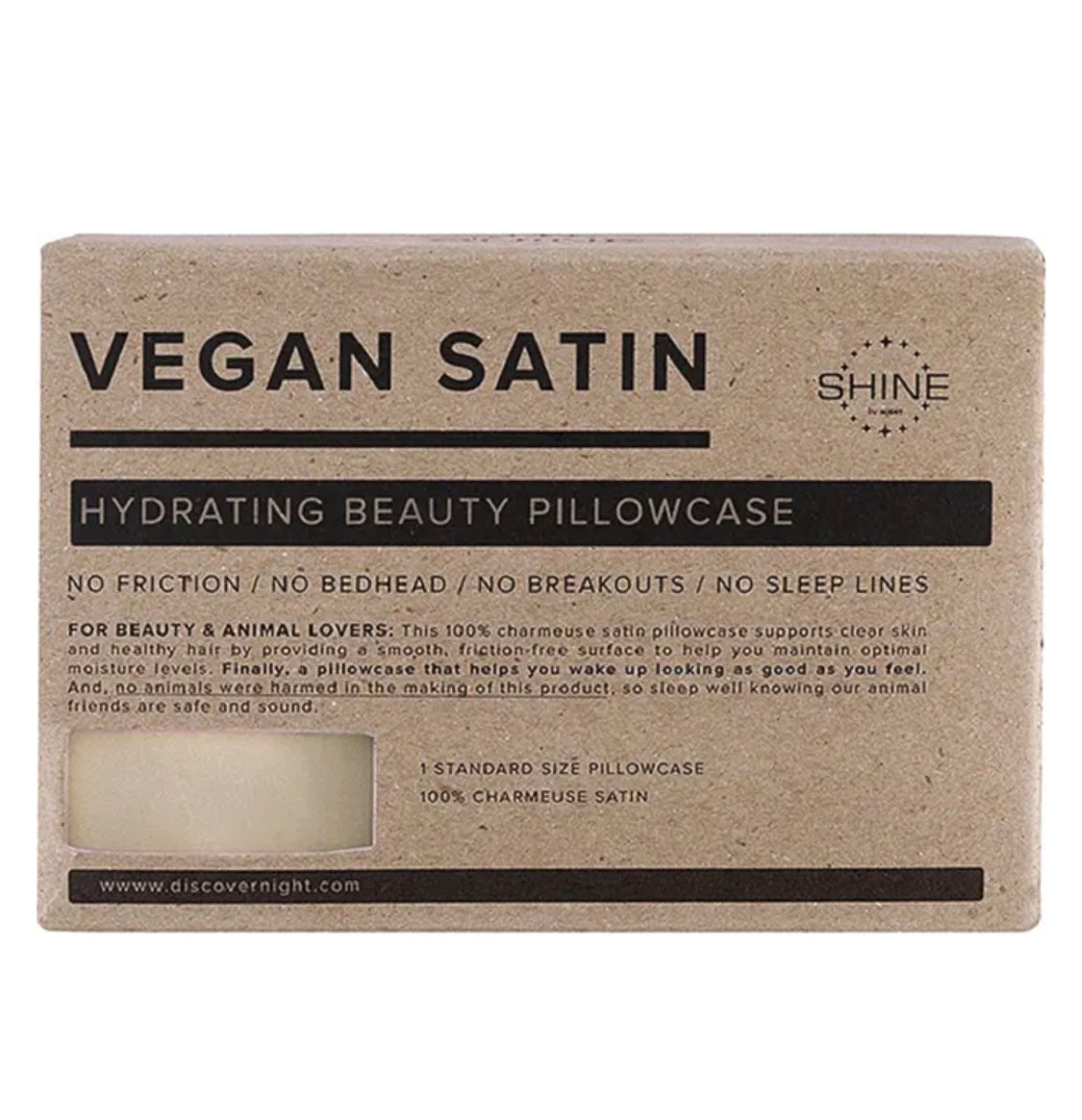Vegan Satin Pillowcase