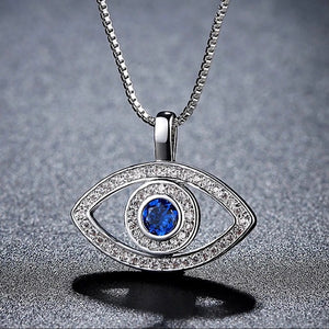 Evil Eye Stainless Steel Necklace