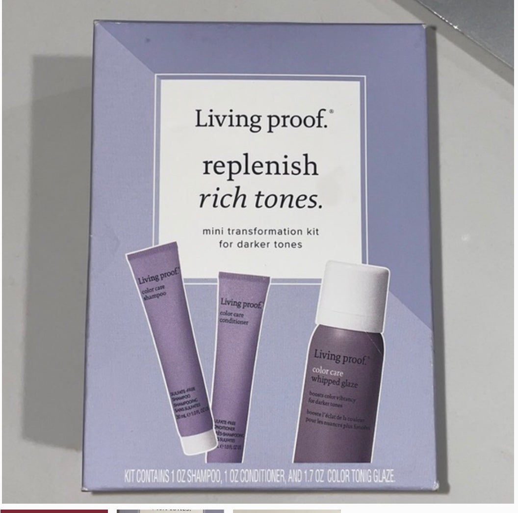 Living Proof Replenish Rich Tones Mini Transformation Kit